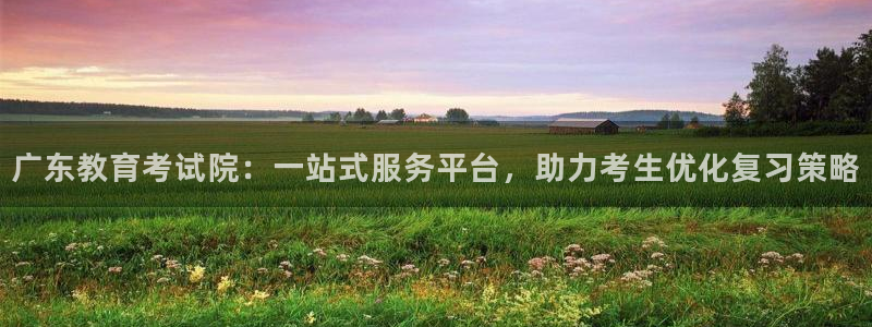 新航娱乐平台登录蒋渭水：广东教育考试院：一站式服务平台，助力