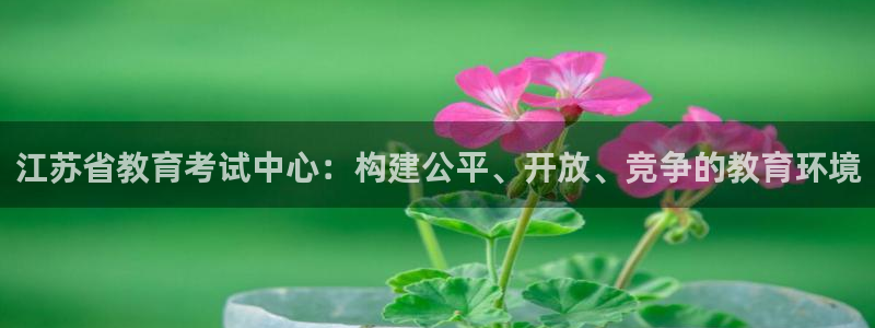 德阳娱乐城最新航拍：江苏省教育考试中心：构建公平、开放、竞争