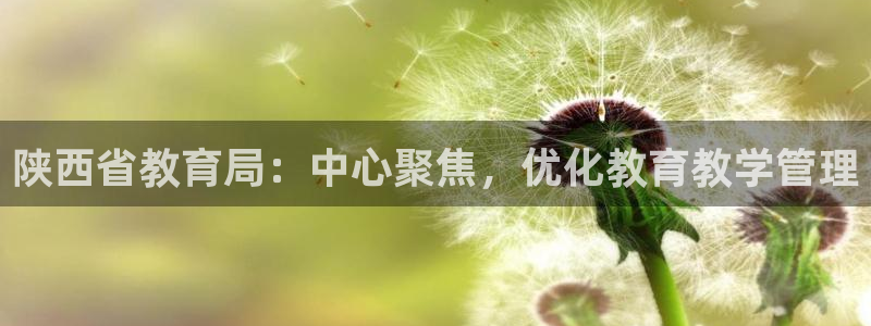 新航娱乐公司艺人招聘：陕西省教育局：中心聚焦，优化教育教学管