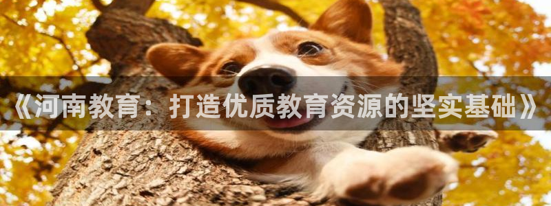 新航娱乐平台登录蒋渭水：《河南教育：打造优质教育资源的坚实基