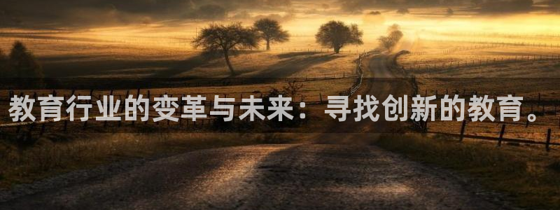 新航娱乐网址：教育行业的变革与未来：寻找创新的教育。