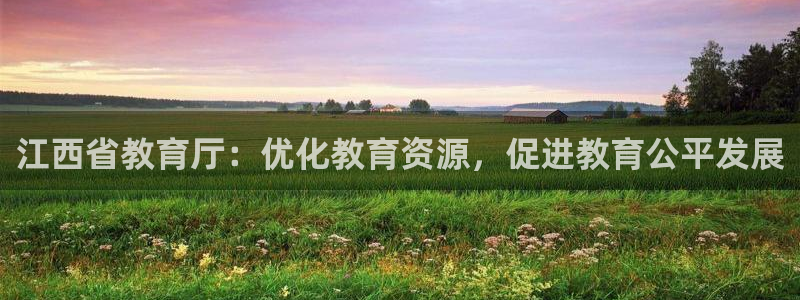 新航娱乐登录注册：江西省教育厅：优化教育资源，促进教育公平发