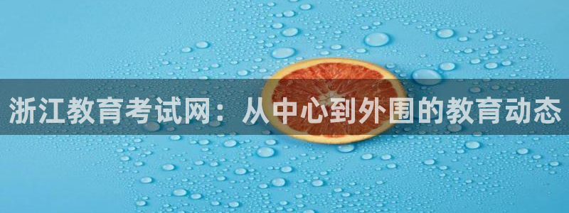 新航娱乐下载安装：浙江教育考试网：从中心到外围的教育动态